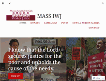 Tablet Screenshot of massinterfaith.org
